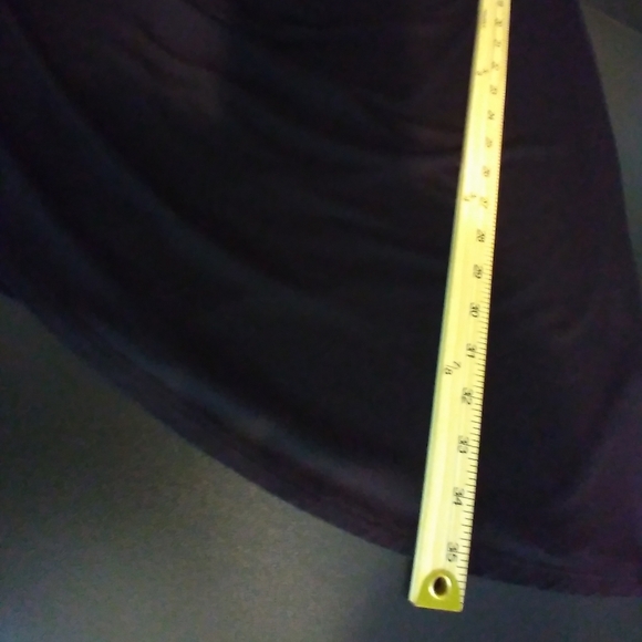 Forever Rose Black Dress with Gold Necklace Size 1X Flowy Beachy Resortwear - Picture 4 of 7